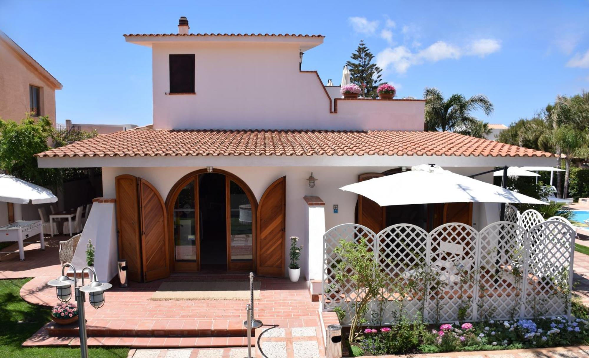 Villa Blanche Dimora Di Charme 马尔萨拉 外观 照片